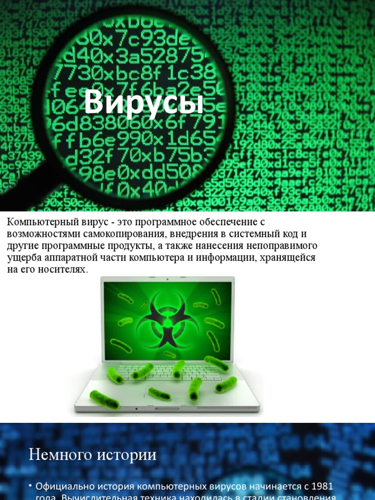 Реферат Компьютерные Вирусы